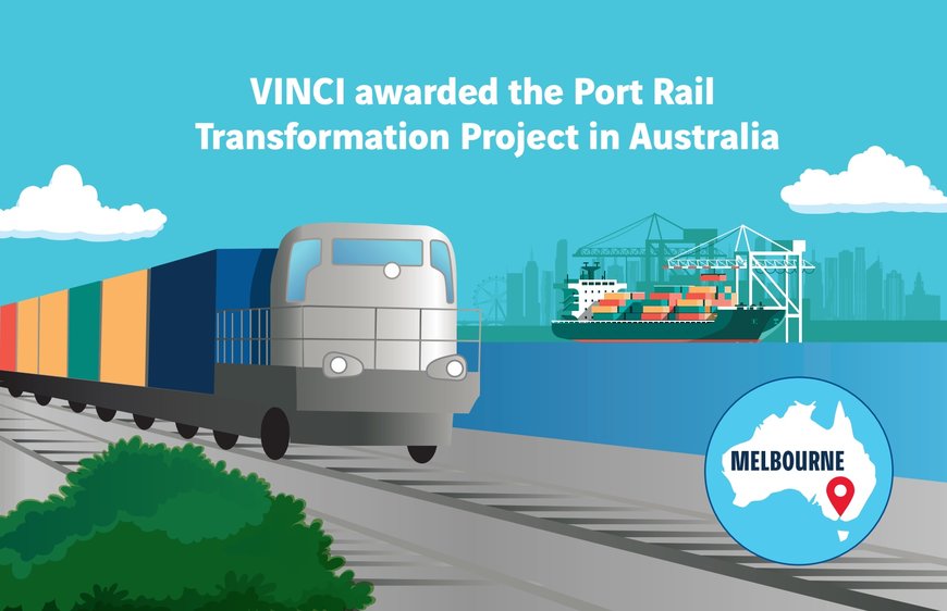 VINCI is awarded the Port Rail Transformation Project in Melbourne (Australia)